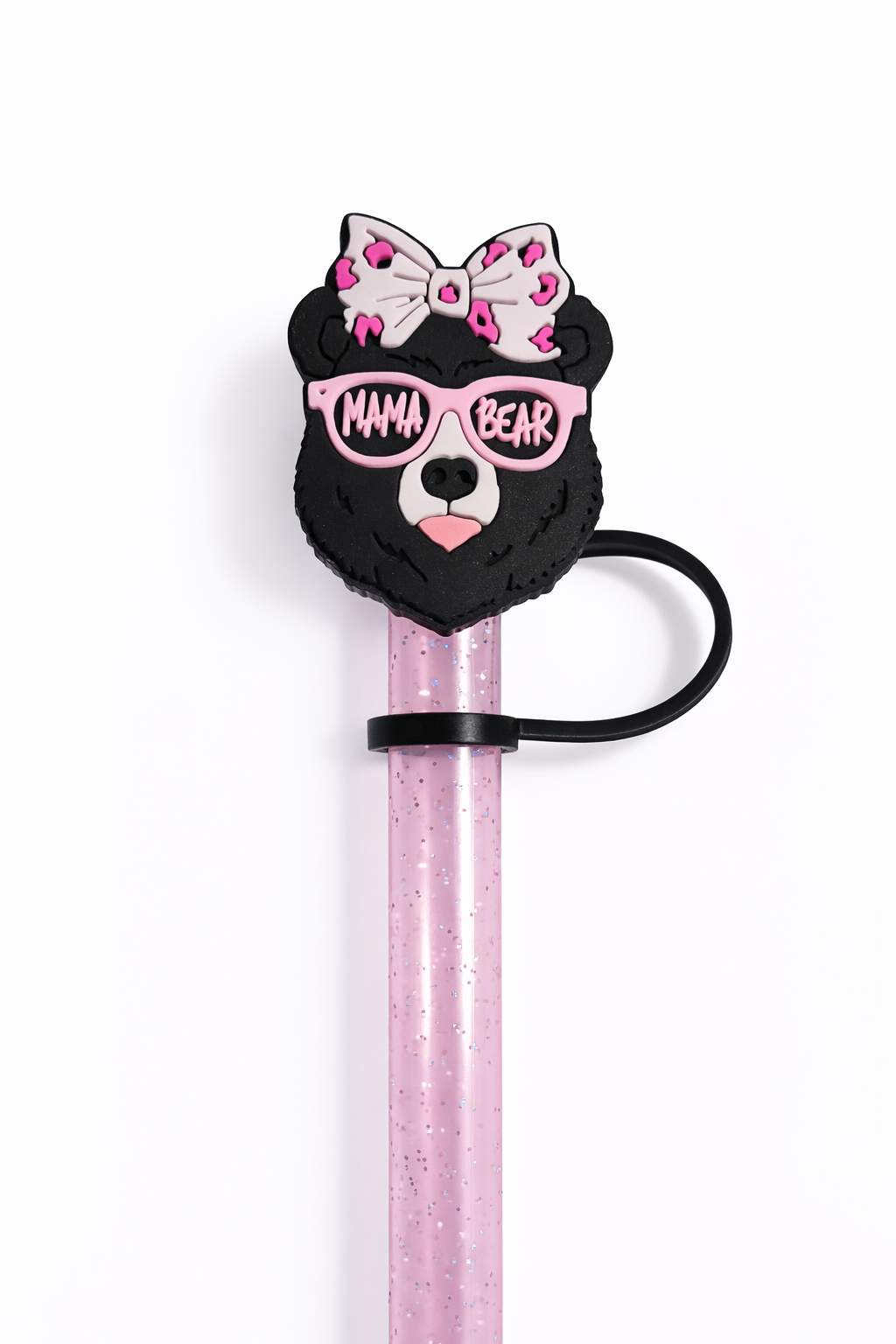 Bowtastic Mama Bear Straw Topper