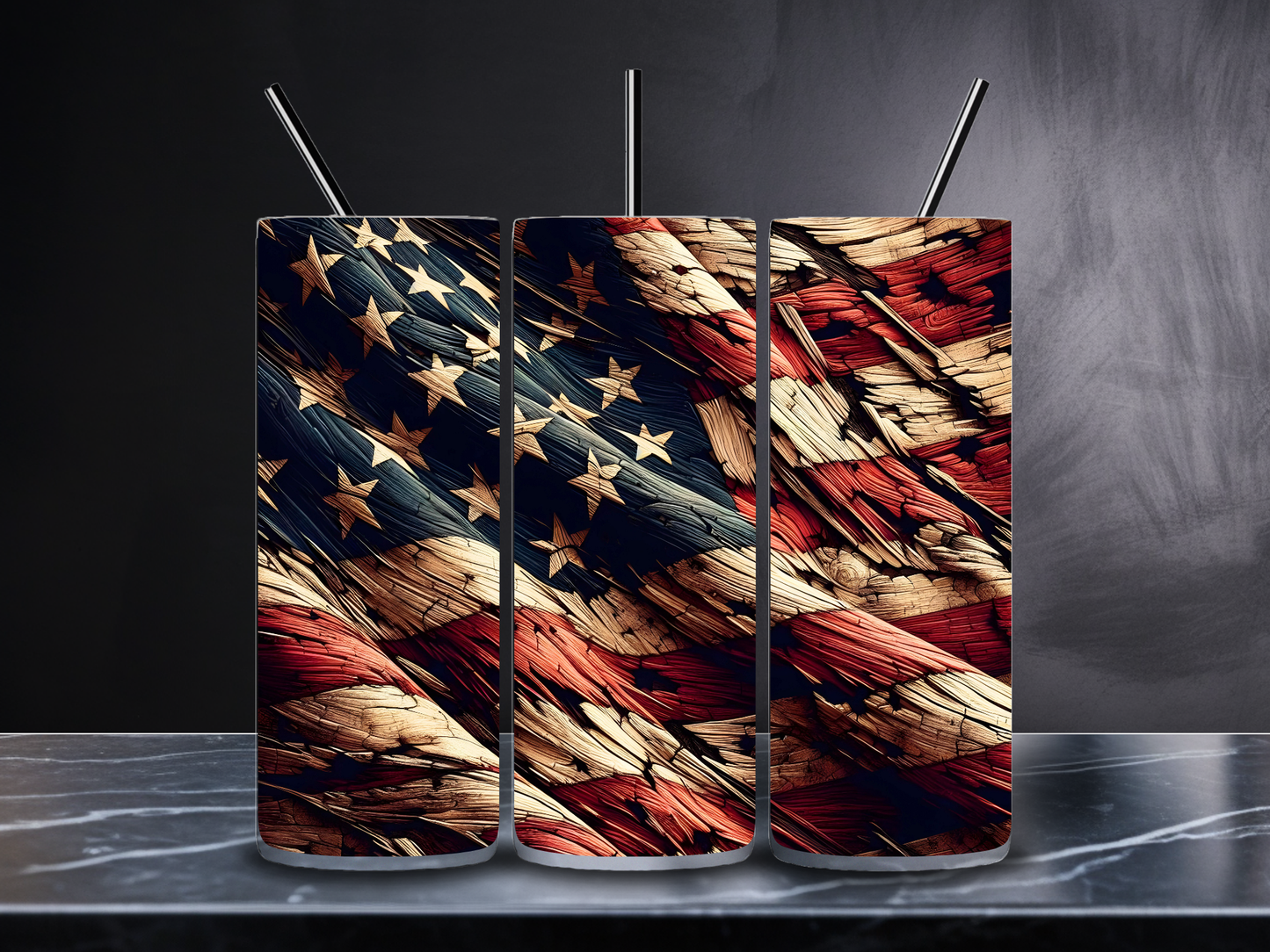 Distressed American Flag