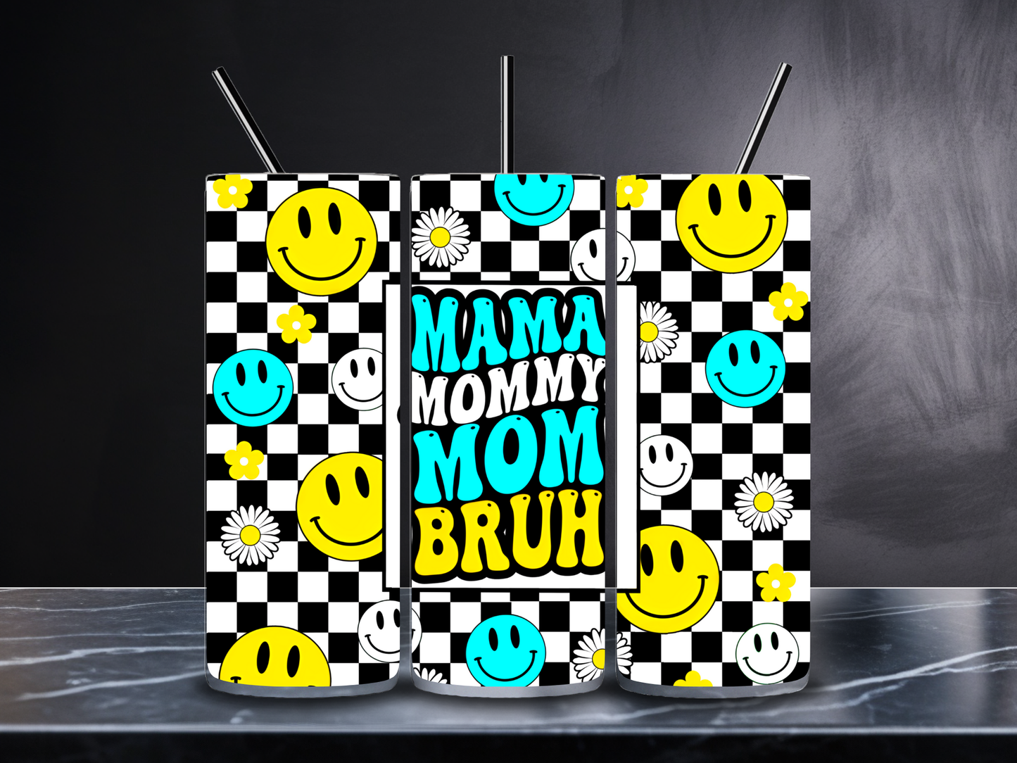 Mama, Mommy, Mom, Bruh Checkered