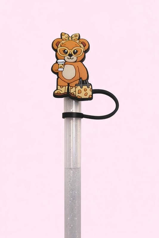 Mocha Missy Straw Topper