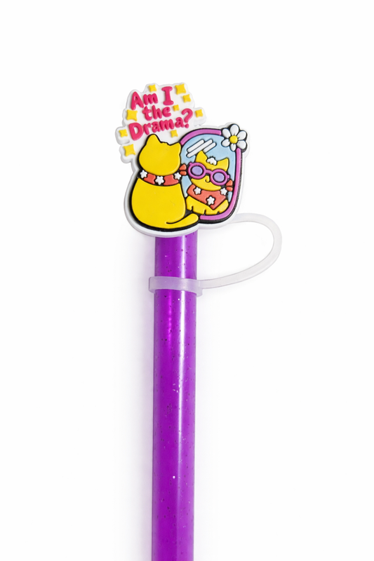 Am I The Drama 10mm Straw Topper