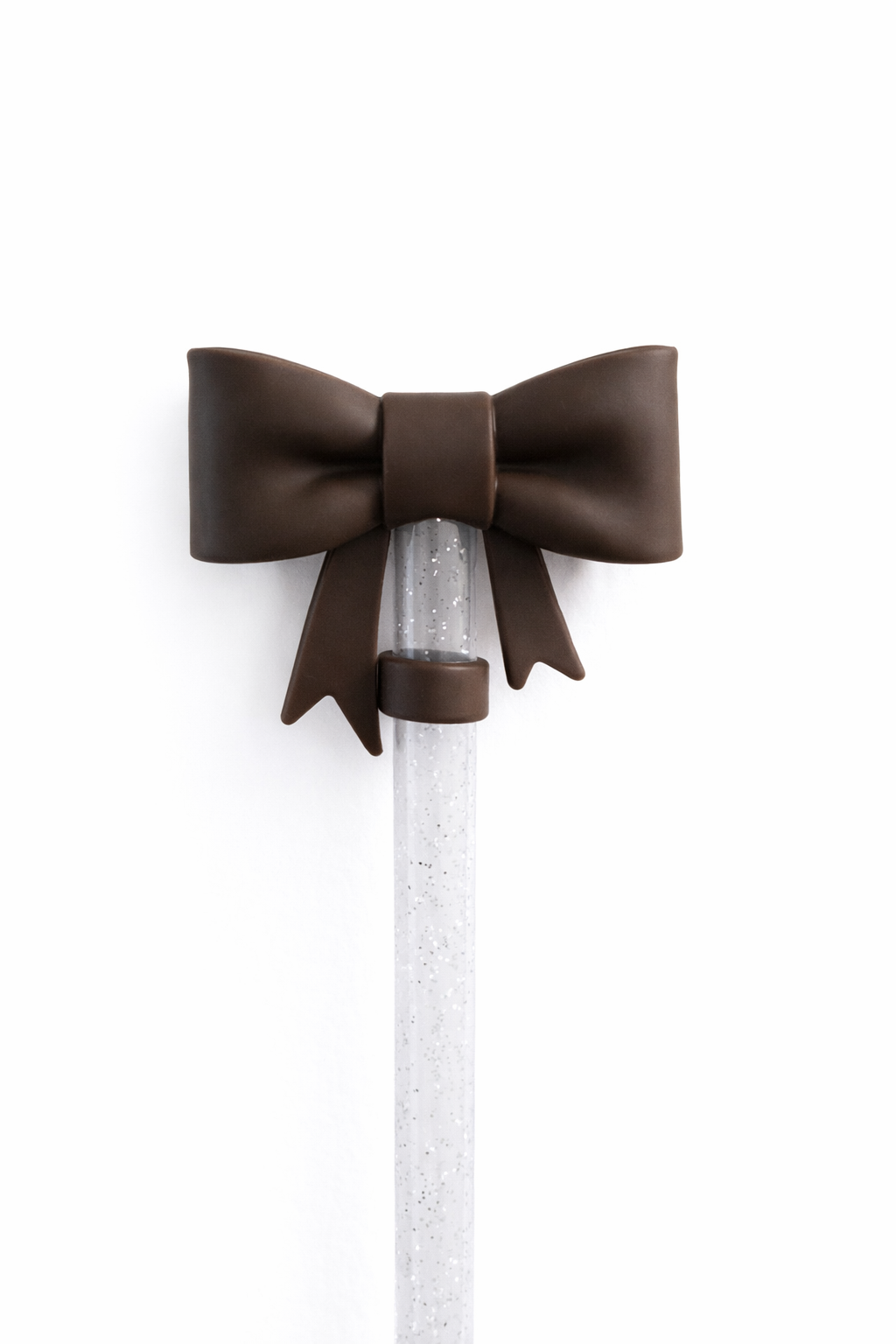 3D Bow 10mm Straw Toppers (Neutral Colors)