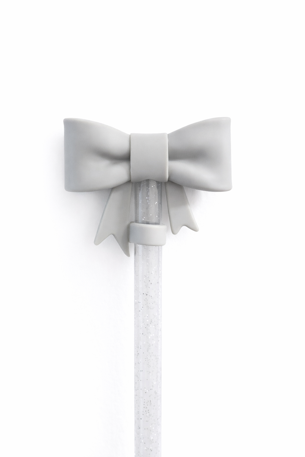 3D Bow 10mm Straw Toppers (Neutral Colors)