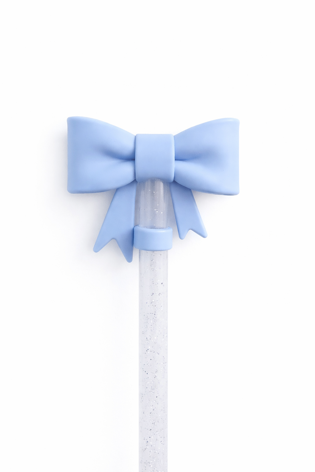 3D Bow 10mm Straw Toppers (Neutral Colors)