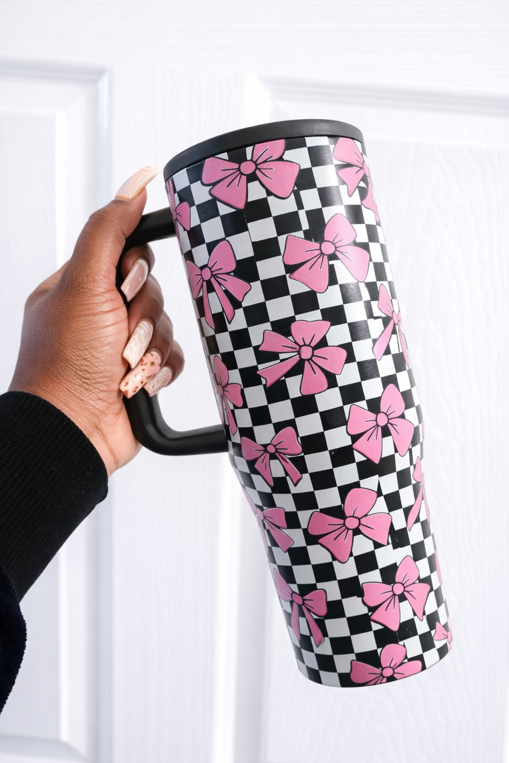 Checkered Design 40oz Tumblers