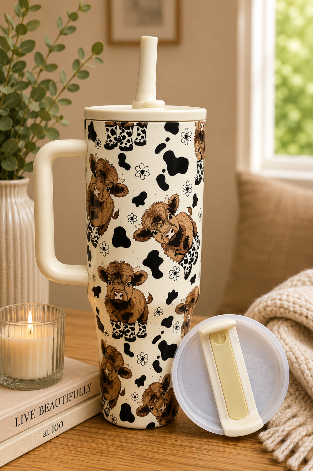 Cow Design 40oz Tumblers